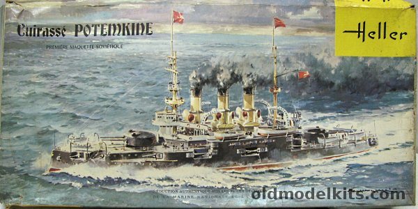 Heller 1/400 Soviet Battleship (Cruiser) Potemkine (Potemkin), L780 plastic model kit